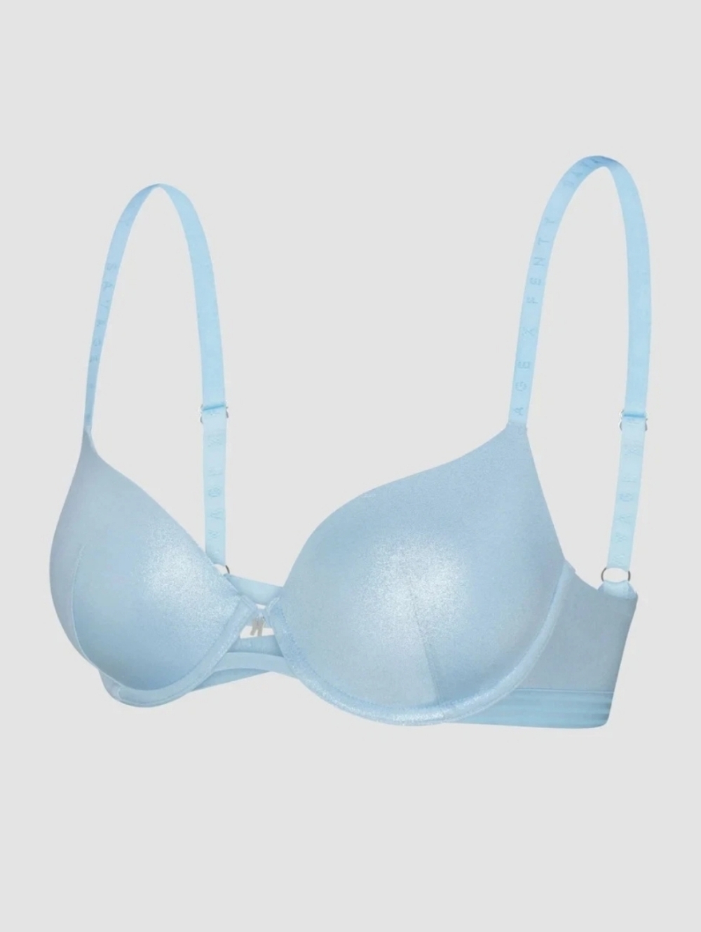 Salvage Light Blue Padded T-Shirt Bra with Adjustable Straps